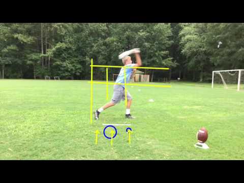 How to Play Quarterback: Improving Throwing Technique Without a Ball Drill 4–Crossover Balance Hitch