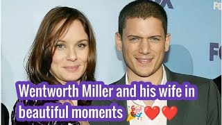 Wentworth Miller and his wife in beautiful moments 🎉❤️❤️❤️💯♥️#love