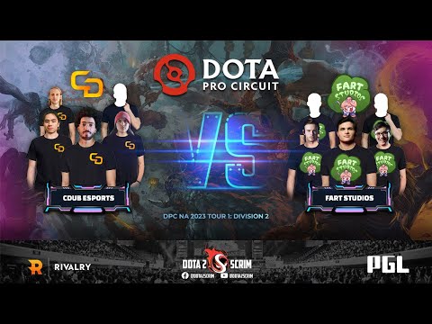 CDUB Esports vs Fart Studios - DPC NA 2023 Tour 1: Division II - Game Highlights - BO3