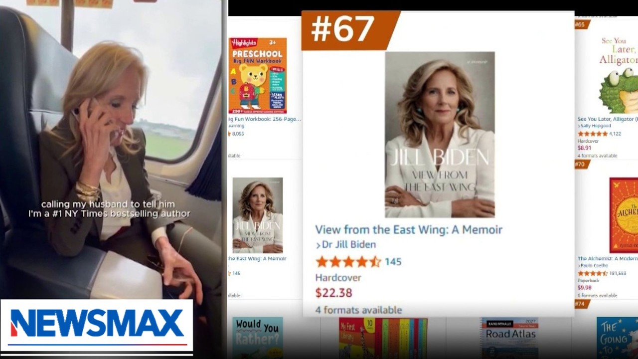 Jill Biden’s 'bestseller' status exposed: The truth behind bulk sales | The Right Squad