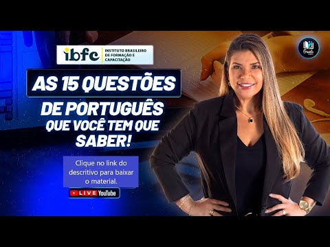 IBFC: as 15 questões de Português que você tem que saber! Correios, TRF5
