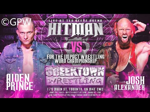 Josh Alexander (c) vs Aiden Prince / Impact World Title Match / GPW Hitman 2022 / WWE 2K22