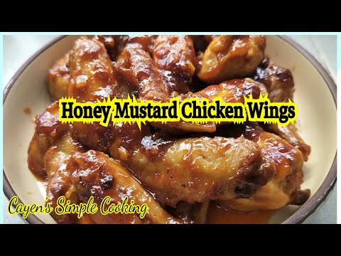 Honey Mustard Chicken Wings Recipe/Honey Mustard Chicken Wings