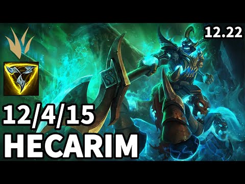 Hecarim Jungle vs Wukong - KR Master | Patch 12.22
