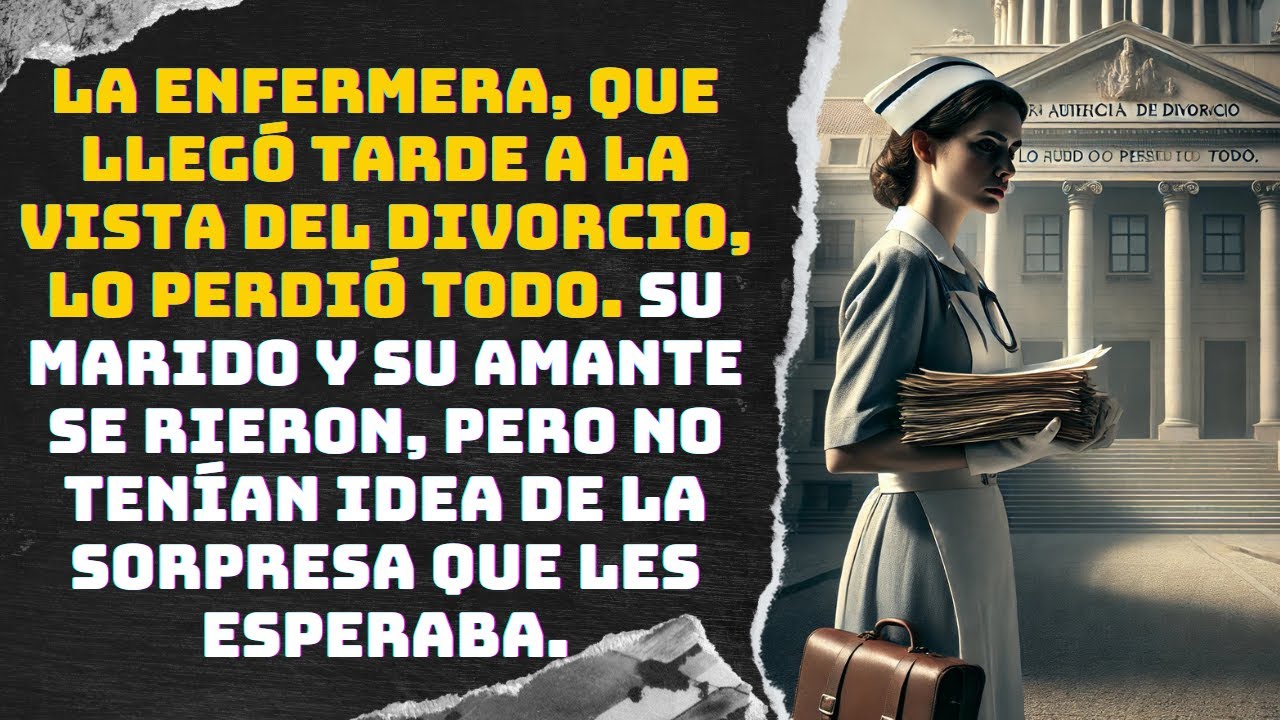 Tarde para la audiencia de divorcio, la enfermera lo perdió todo.