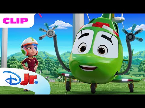 Firebuds | Axl Tries to Stop an Angry Bull! 🐂  | @disneyjr