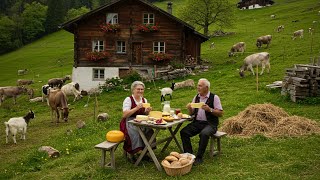 Two hours of life in remote Swiss Alpine villages | Simple life and pure nature