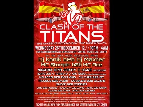 Dj Matrix B2B Ricki King (4 Decks) Mc Turbo D Impulse & Tazo (3 Mics) @ Clash Boxing Day 2012