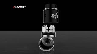 VLS RDA by OumierVape --The first RDA design for both vertical& horizontal coil building