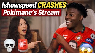 Ishowspeed CRASHES Pokimanes Stream
