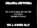Joanna Newsom - On a Good Day (with lyrics ...