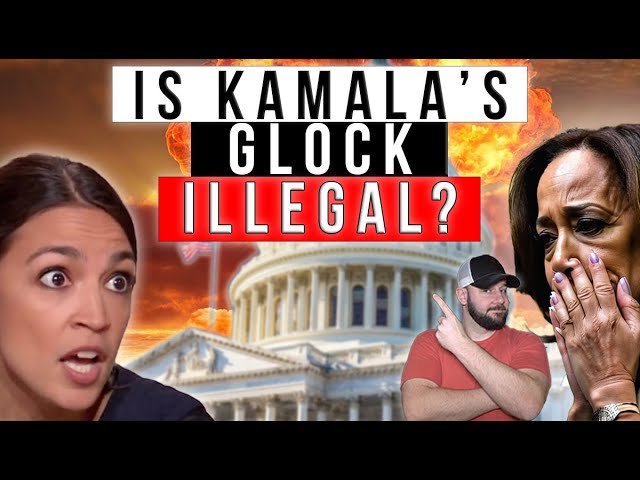 Is Kamala Hiding An ILLEGAL Glock In California? The Media Is Asking A Lot Of Interesting Questions