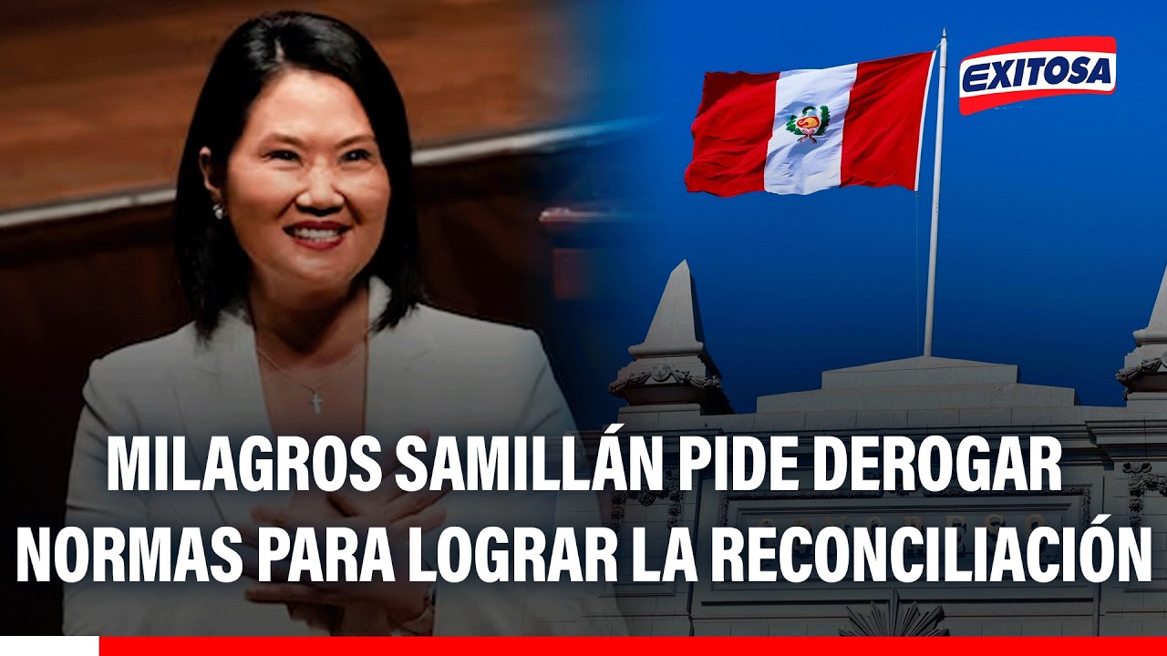 🔴🔵 Milagros Samillán pide derogar normas para lograr la reconciliación