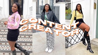 DAY IN THE LIFE OF A CONTENT CREATOR | MICRO INFLUENCER + SHOOT LOCATIONS