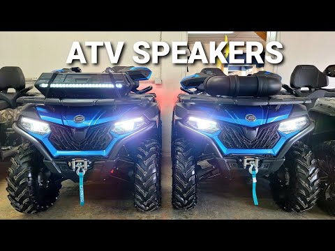 ATV Speakers / Sound System Options for your ATV | CFMOTO Honda Canam Polaris & More