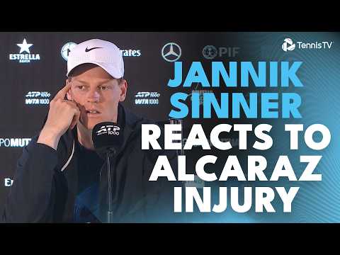 'Tennis Needs Carlos!'  😢 Jannik Sinner Reacts to Carlos Alcaraz's Injury| Madrid 2026
