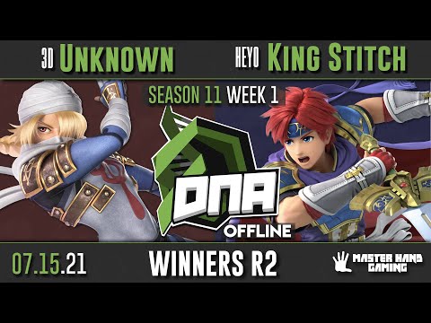 DNA [OFFLINE] S11:W1 - 3D | Unknown (Sheik) vs HEYO | King Stitch (Roy) - WR2