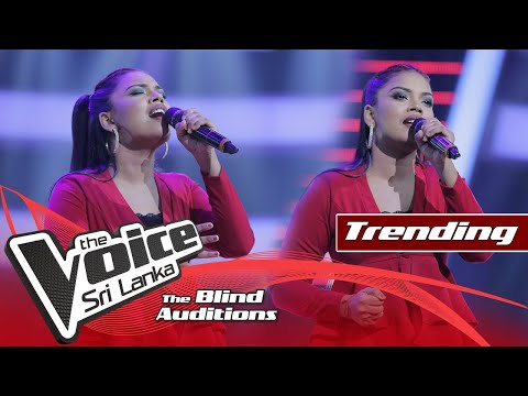 Ayisha Shamrin - Nadee Ganga Tharanaye (නදී ගංගා) | Blind Auditions | The Voice Sri Lanka