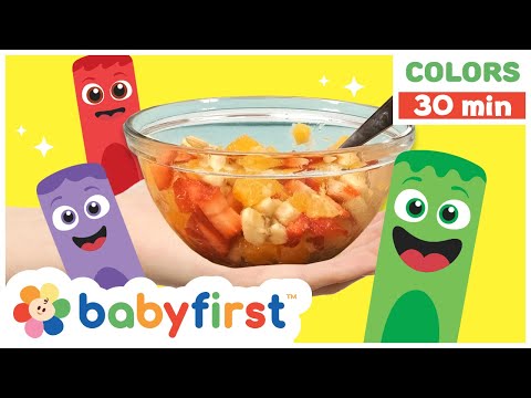 Toddler Learning Video | COLOR CREW MAGIC - New Episode! | Fruit Salad for Kids | DIY | BabyFirst TV
