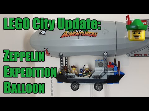 LEGO City Update - Adventurers' Zeppelin Expedition Balloon 5956 🗺🏹