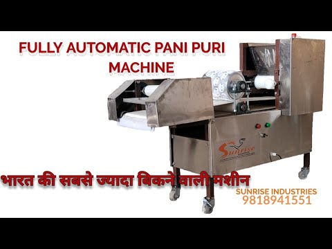 Fully Automatic Pani Puri Machine