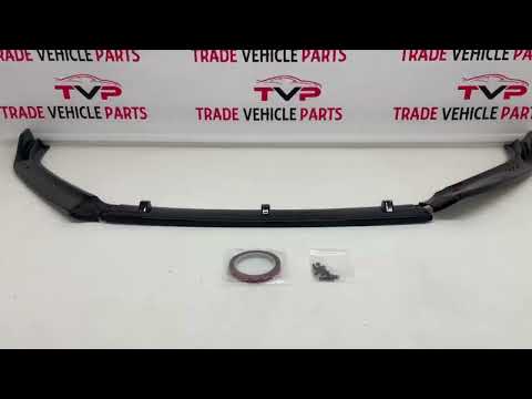 Fits VW Polo MK5 6C 2014-2017 Front Lip Splitter Spoiler Gloss Black video