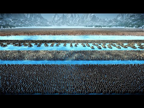 5 Lines of Every Ranged Army Vs 6,000,000 Medieval Army | Epic Battle Simulator 2 UEBS 2