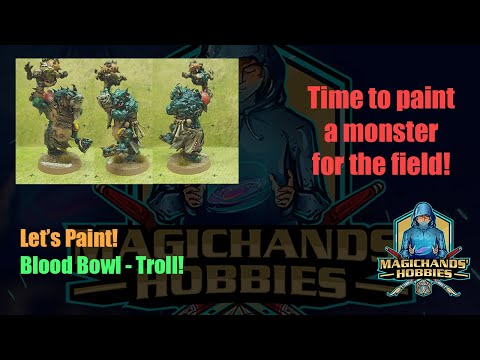 Let's Paint - Blood Bowl Troll