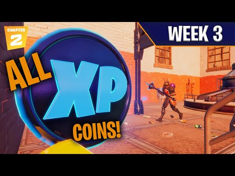 All 10 *XP COIN LOCATIONS* in Week 3 of Season 4: Nexus War | Fortnite