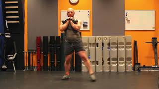 Kettlebell - Double Kettlebell Walking Lateral Lunge