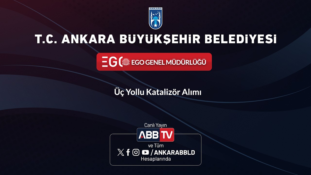 EGO GENEL MÜDÜRLÜĞÜ - Üç Yollu Katalizör Alımı