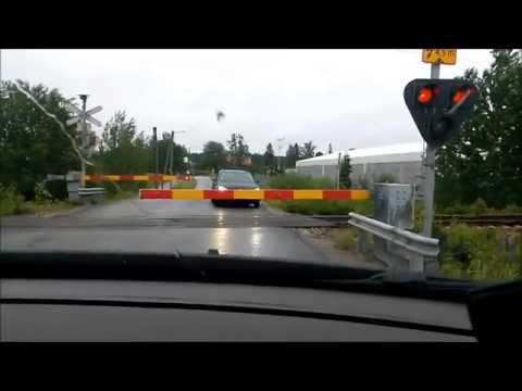 Zamknięty przejazd kolejowy