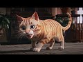 How A Little Girl Helps The Hungry Orange Tabby Cat
