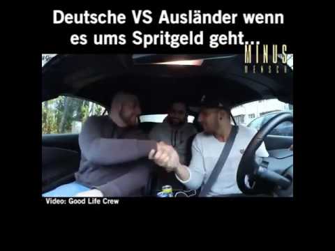 Deutsche vs Ausländer wenn es um Spritgeld geht
