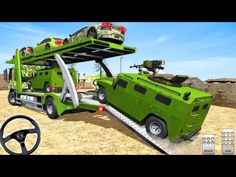US Army Car Transport Simulator 2019 - Airplane Pilot Car Transporter Games - Android GamePlay FHD
