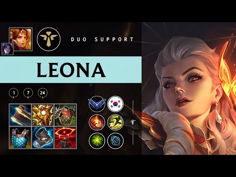 Leona Support vs Nautilus - KR Diamond Patch 25.24