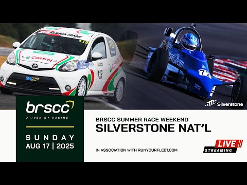 BRSCC LIVE | SUMMER RACE WEEKEND @ SILVERSTONE NATIONAL | 16/17 AUGUST 2025 | SUNDAY STREAM