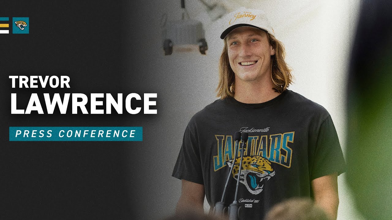 Trevor Lawrence Discusses Focus, ‘One Game at a Time’ Mentality With UK Media | Jacksonville Jaguars