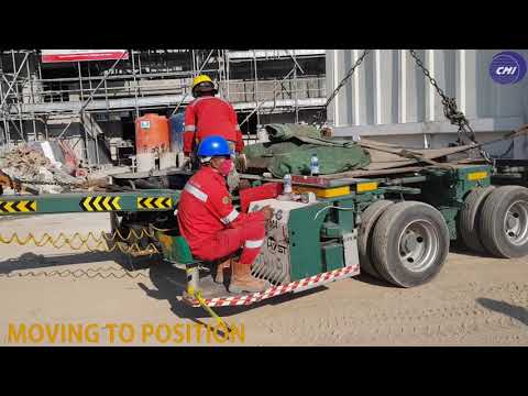 HANDLING MONSTER CARGO WITH MULTI AXLE - PT. CAHAYA MODA INDONESIA