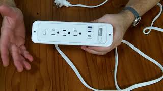 Unboxing: jgstkcity Recessed Power Strip With USB ports