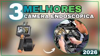 TOP3 Endoscópio Boroscópio com e Tela 2026: Naooter 4.3”, M-C55 1080P ou Boroscópio Industrial IP67