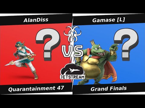 Quarantainment 47 Grand Finals - AlanDiss (Random, Hero) Vs. Gamase [L] (Random, K Rool) - SSBU