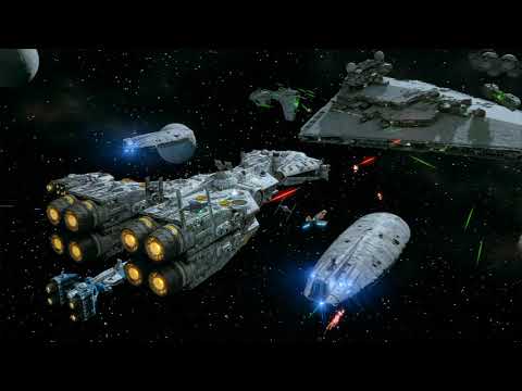 TIEs Strafing a Corellian Frigate (NEAR FINAL!)