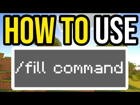How To Use /Fill Command In Minecraft Ps4/Xbox/PE