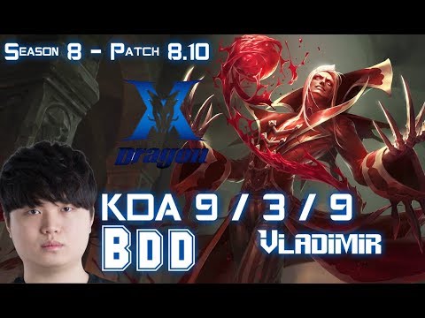 KZ BDD VLADIMIR vs ZOE Mid - Patch 8.10 KR Ranked