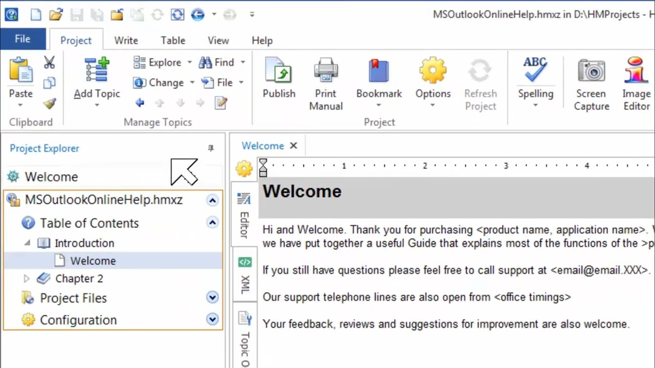 10. Creating Your First Topic in Help +Manual 7.5