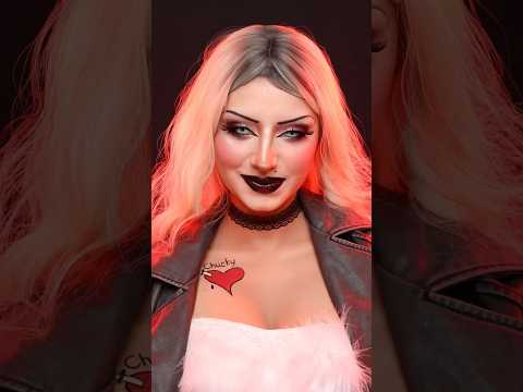 LETS QUIT CHUCKY #chuckycosplay #chucky #tiffanyvalentine #halloweenlook #halloweenmakeuplook