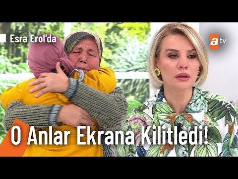 Anne kızın kavuşması tüm stüdyoyu gözyaşına boğdu! @EsraErolatv 14 Ocak 2022