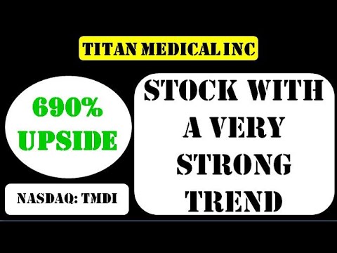 Titan Medical Inc Stock with a very strong trend - tmdi stock #titanmedical