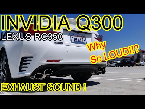 【Invidia Q300】LEXUS RC350 F-sports Exhaust Sound